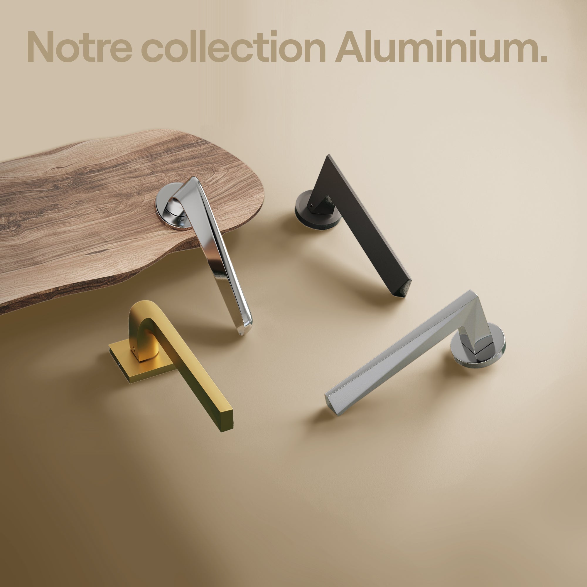 Poignée de porte Alterna - Aluminium